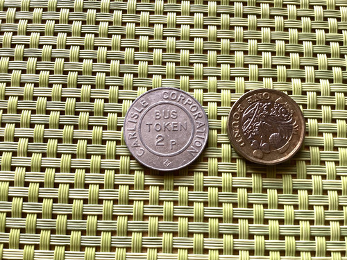 Carlisle corporation bus token - corporation,