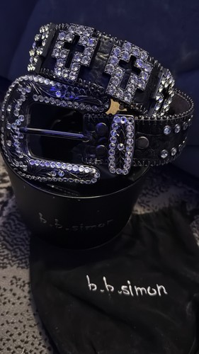 Simon men black leather - black,