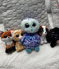 Beanie Boo Bundle Of 5 (one Medium/large Size, 4 Standard )