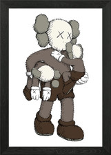 kaws Framed Wall Art Poster