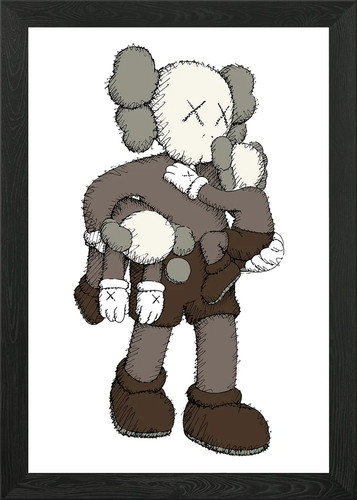 Kaws framed wall art - kaws, poster
