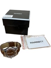 Hamnett Brown Dial Wristwatch