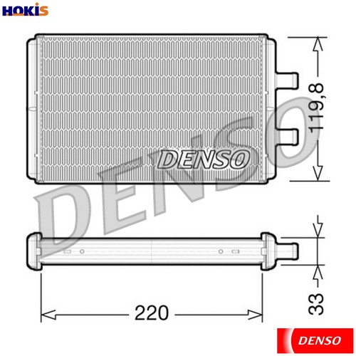 Heat exchanger interior - exchanger,