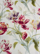 Beautiful Laura Ashley Gosford Cranberry Single Duvet Cover and pillow Case