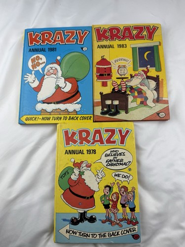Krazy annuals 1978 1981 1983 - annuals,