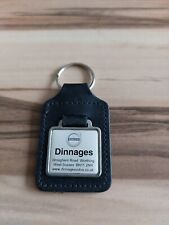 Vintage Dinnages Volvo Car Keyring Keychain Collectable Leather
