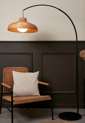 Very home black arc - black, lamp