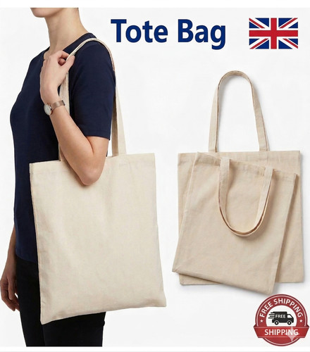 Plain cotton tote bag - plain,