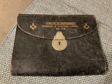 Vintage Small Black Leather