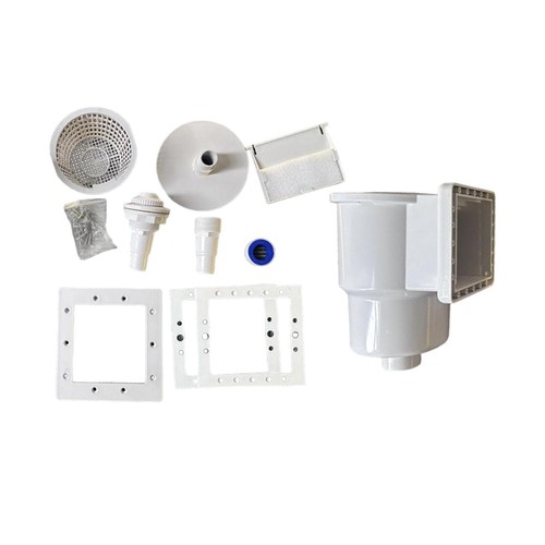 Pool skimmer heavy duty white - duty,