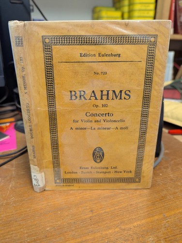 Brahms concerto for - violin, &