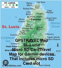 St.Lucia GPS Travel Map v5.0 |