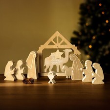 Christmas Wooden Nativity