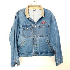 Planet Hollywood Mens Denim Jacket Blue L