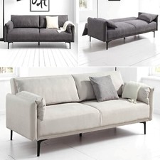 Padstow Modern Fabric 3 Seater