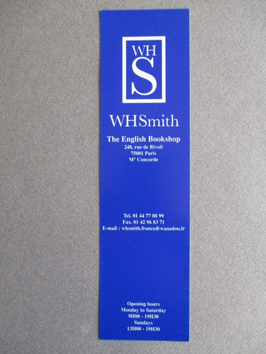 Bookmark bookshop smith - bookmark, w