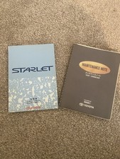 Toyota Starlet Glanza V EP91 4EFTE 1996 Owners Manual & Maintenance Notes