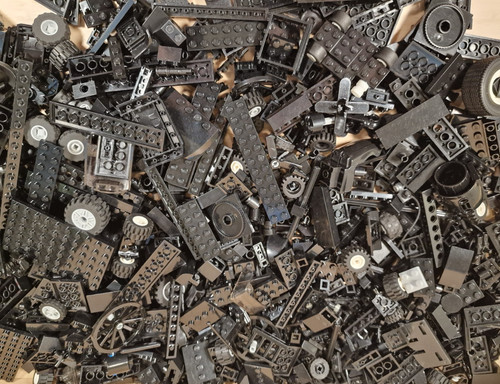 Genuine lego 1kg - genuine, mixed