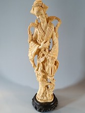 Large 18" Figurine Signed