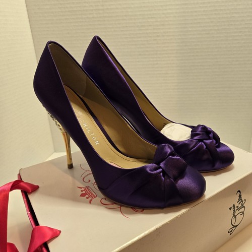 Paris hilton purple satin - paris,