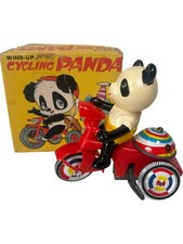 Vintage Cycling Panda Wind-Up