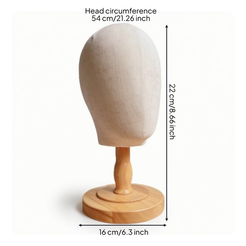 Mannequin head with wooden - mannequin,