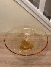 Vintage Amber Glass Centre