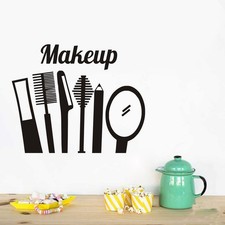 Makeup Tool Wall Sticker