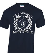 Mod Style T-Shirt 60's Inspired Scooter Mods And Rockers Unique Men 3XL 4XL 5XL