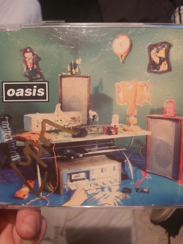 Oasis shakermaker signed - oasis, cd