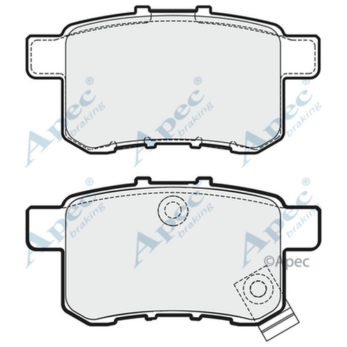 Brake pads set for honda - set,