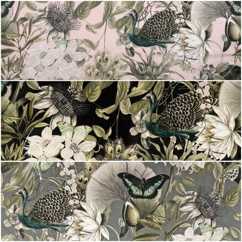 Utopia printed velvet fabric - utopia,