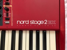 Nord Stage 2 EX88 HA. Keyboard with Hammer Action Keys in Full Working Order.