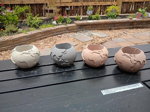 Handmade concrete planter pot