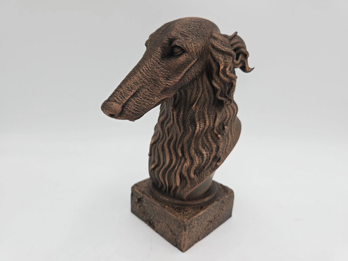 Borzoi bust - borzoi,