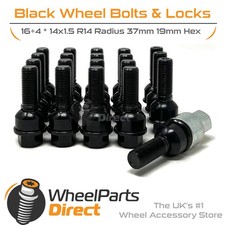 Bolts & Locks (16+4) Black for
