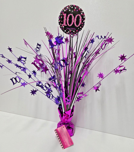 100th birthday table - birthday,