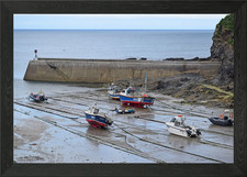 Port isaac cornwall framed - isaac,
