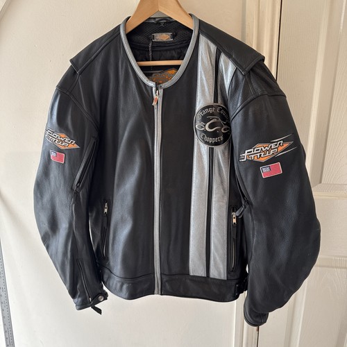 Orange county choppers leather - orange,