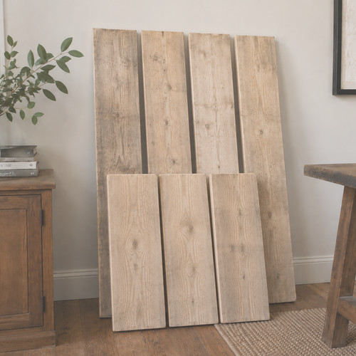 Reclaimed wood shelf - wood,