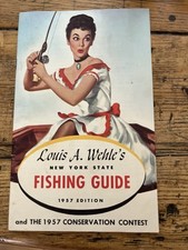 4 Vintage Fishing Guide Magazines From 1954-1957