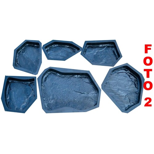 DIY Concrete Molds Set - 6 Pcs