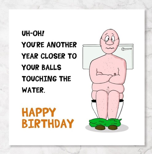 Funny birthday card for - funny,