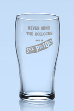 The Sex Pistols Never Mind, Pint Glass Free Postage