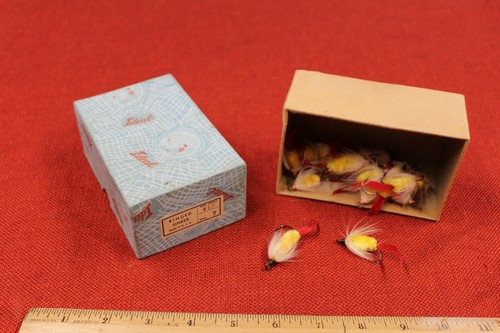 Ringed sinker box vintage - sinker,
