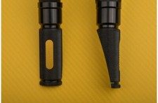 Black-Gold Pair of Front Foot Rests 77mm DUCATI MONSTER 1200 M1200 2014-2017