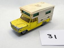 VINTAGE MAJORETTE # 209 DODGE PICK-UP TRUCK CAMPER DIECAST TOY CAR YELLOW
