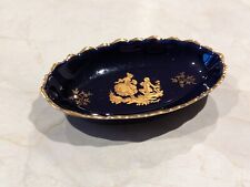 Imperial Limoges - Cobalt Blue/Gold - Trinket Dish - France