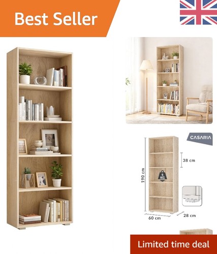 Modern tier bookcase with - tier,