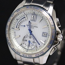 Seiko Brightz 8B54-0AW0 Radio-Controlled Solar Men's Watch Steel Bracelet